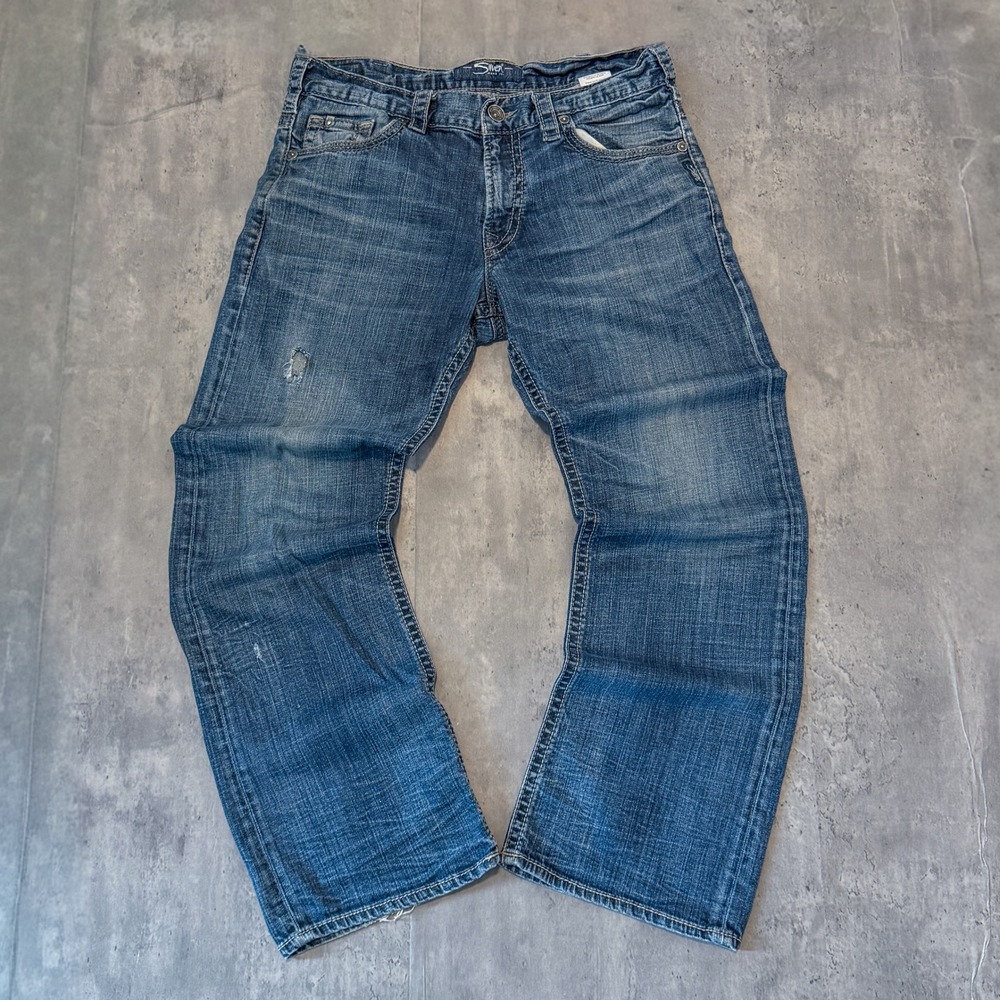 Y2K 2000's 00's Silver Jeans Co Denim Jeans Baggy Relax Fit Wide Legged